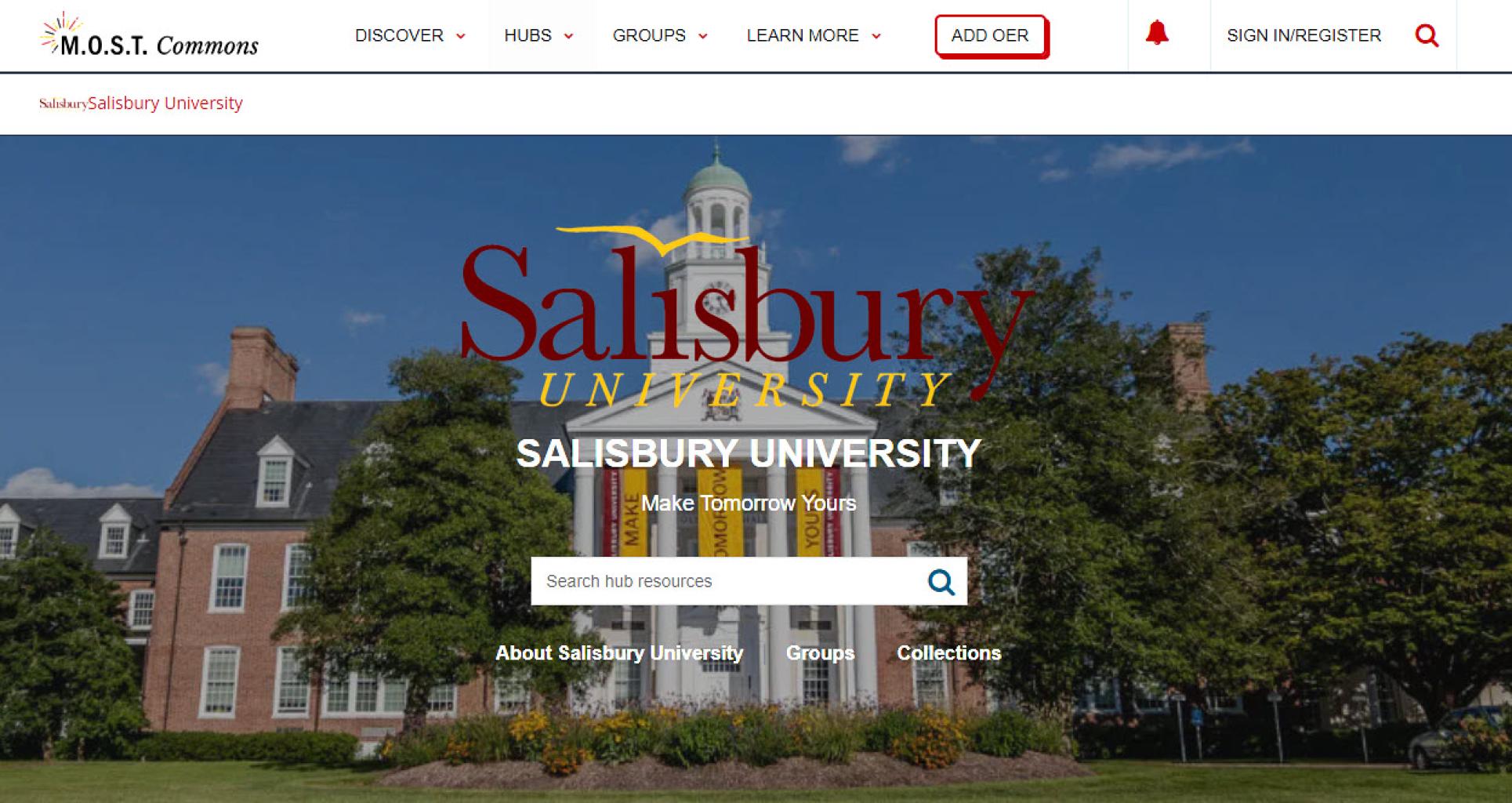 M.O.S.T Commons Salisbury University Hub