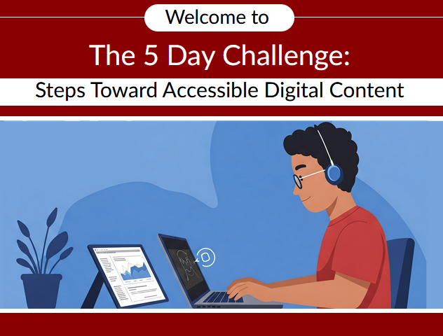 The 5-Day Challenger course home screen