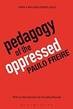 Book cover for Pedagogy of the Oppressed which is a plain cover with the text title on it