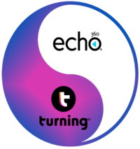 Echo360 and Turning combined logo