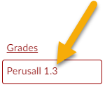 Perusall 1.3 enabled in the course menu