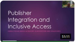 Publisher Integration and Inclusive Access Webinar from 4-13-2023