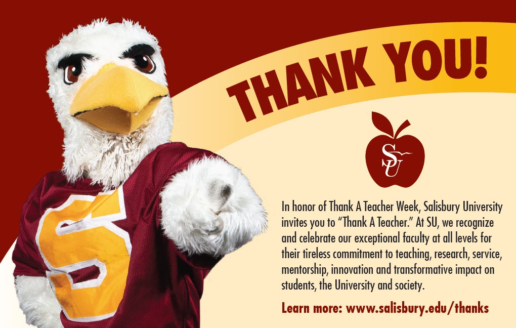 Sammy Seagull Thank You for Thank a Teacher Week