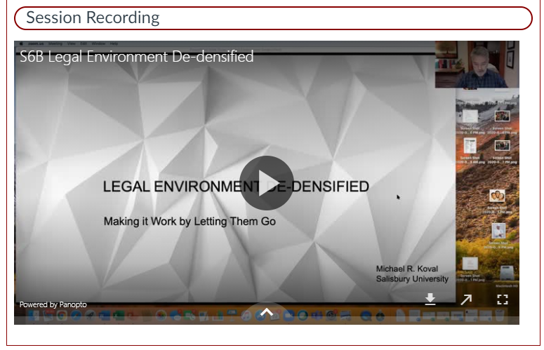 S6B Legal Environment De-densified session recording example