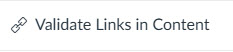 Validate Links in Content