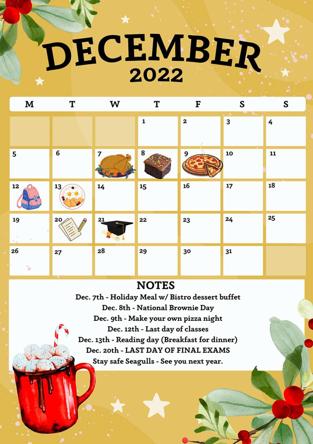 November Calendar for 2022