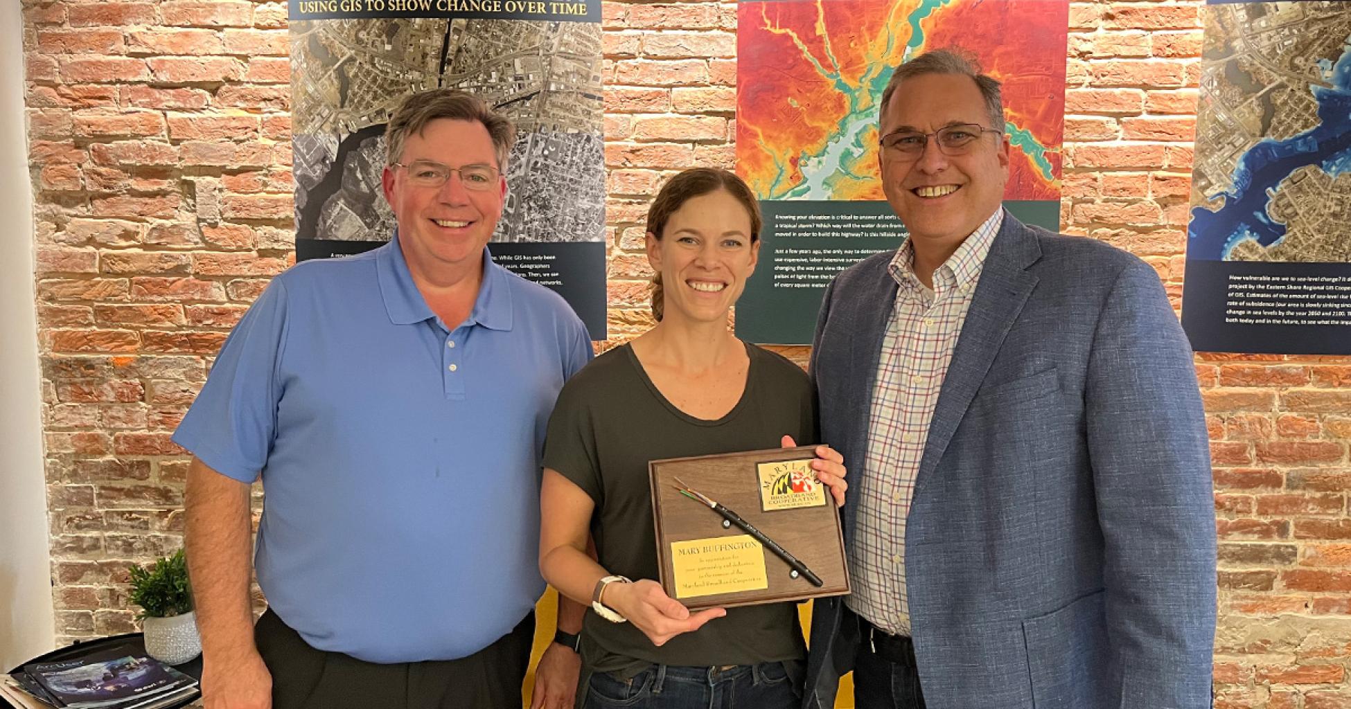 From left: Jessica Iacona, Dr. Deirdra Johnson and Lauren McDermott.
