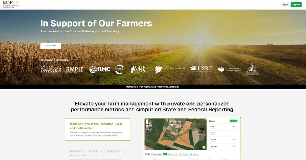 Maryland Agriculture Reporting Tool (MART)